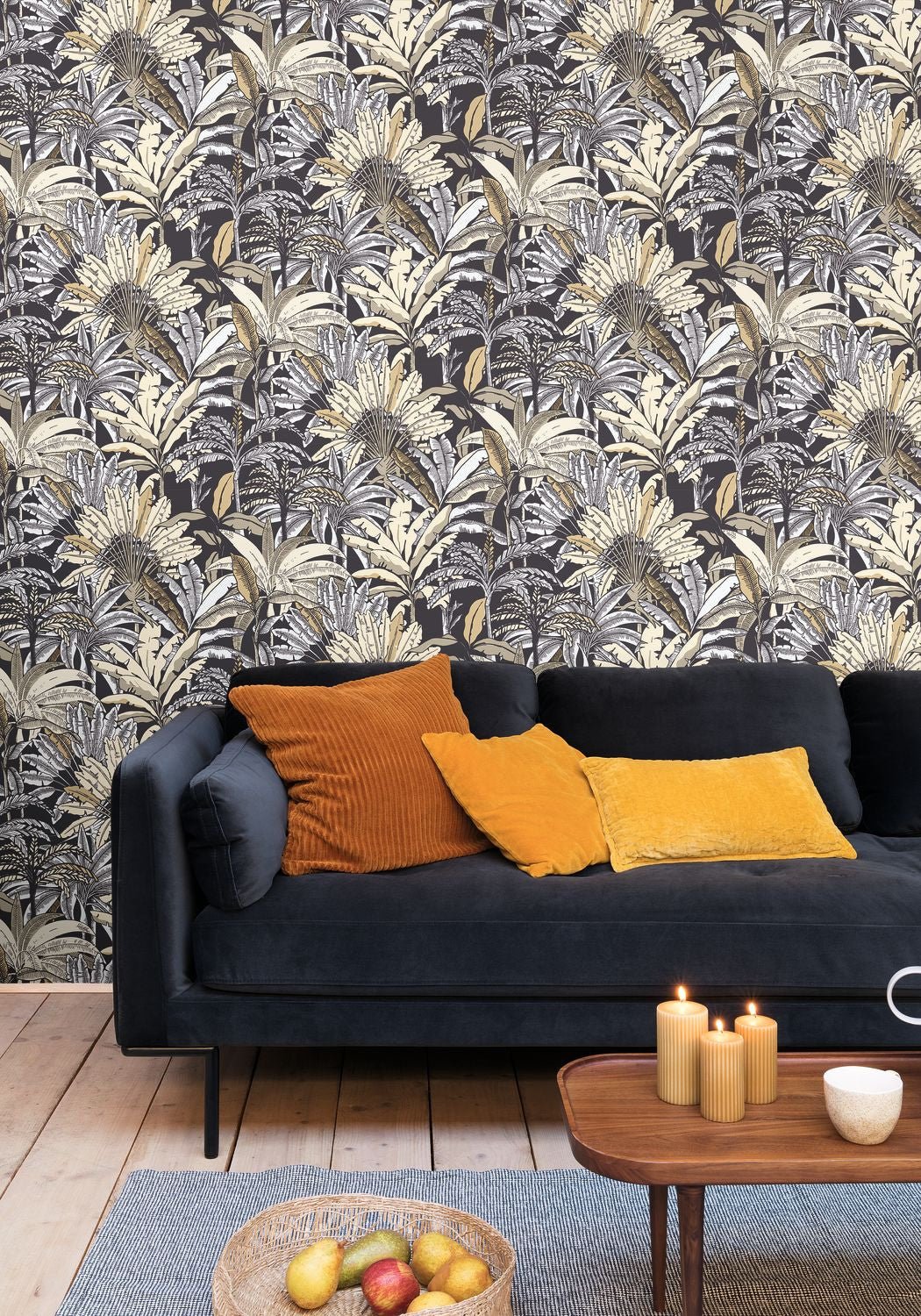 Escapade Evasion Wallpaper - Beige Noir - Caselio - 102301957 - Premier Wallcovering