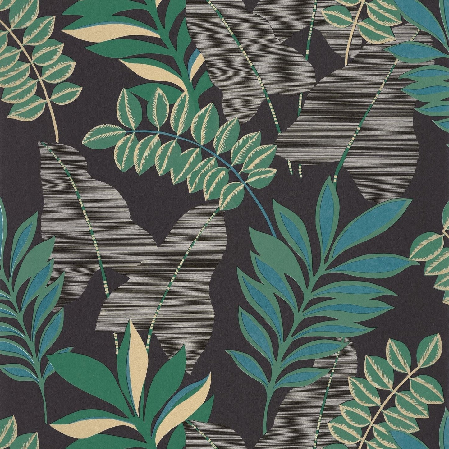 Escapade Voyage Wallpaper - Noir  - Caselio - 102329779 - Premier Wallcovering