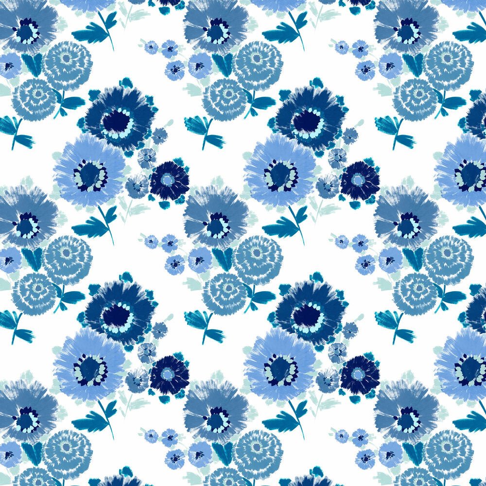 Essie Wallpaper - Blue - A Street Prints - FD26324 - Premier Wallcovering