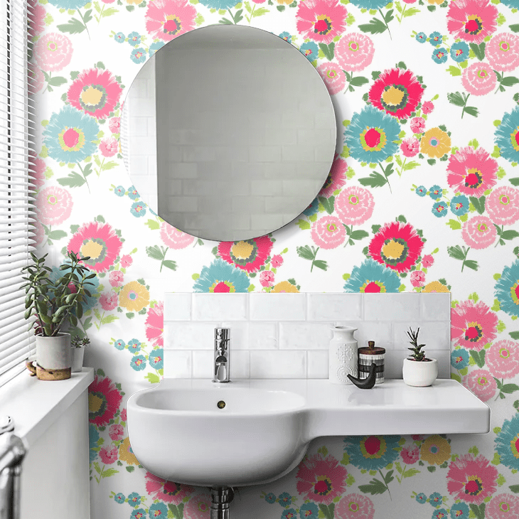 Essie Wallpaper - Pink - A Street Prints - FD26326 - Premier Wallcovering