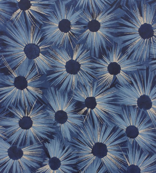 Estella Wallpaper - Midnight Blue - Nina Campbell - NCW4202 - 01 - Premier Wallcovering