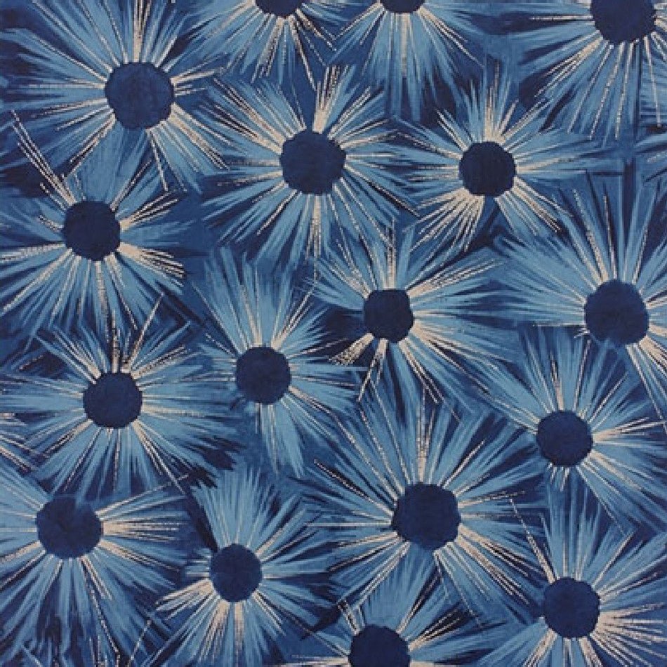 Estella Wallpaper - Midnight Blue - Nina Campbell - NCW4202-01 - Premier Wallcovering