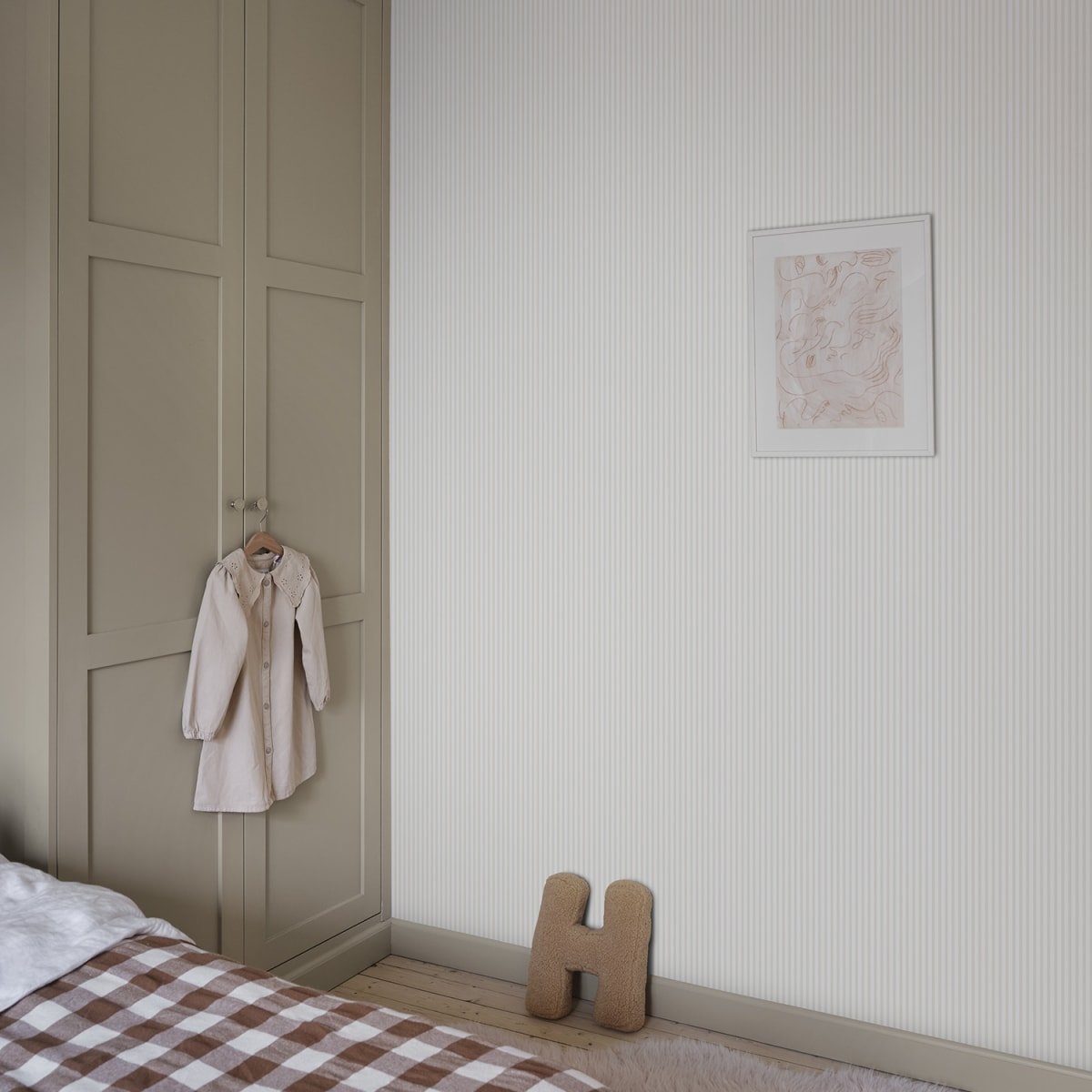 Estelle Wallpaper - Sandstone - Sandberg - 826-09 - Premier Wallcovering