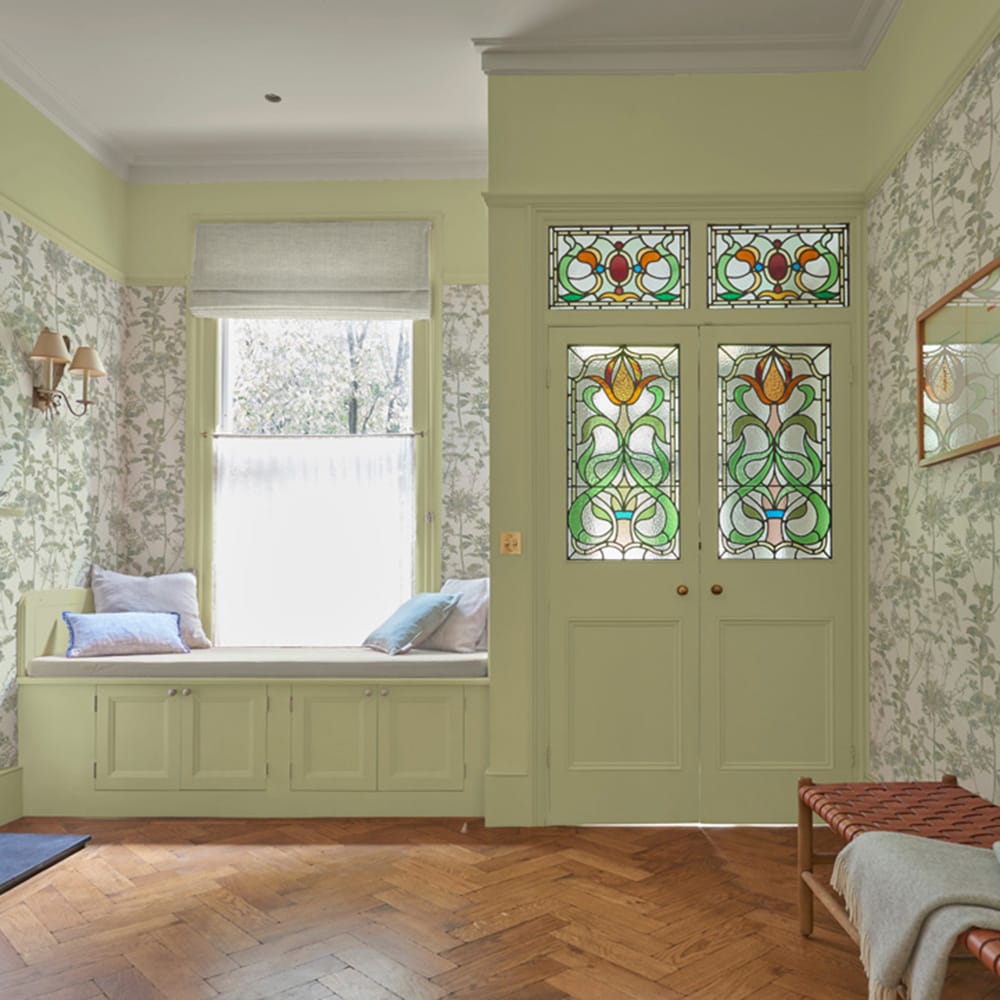 Esther Wallpaper - Sage - Graham & Brown - 121433 - Premier Wallcovering