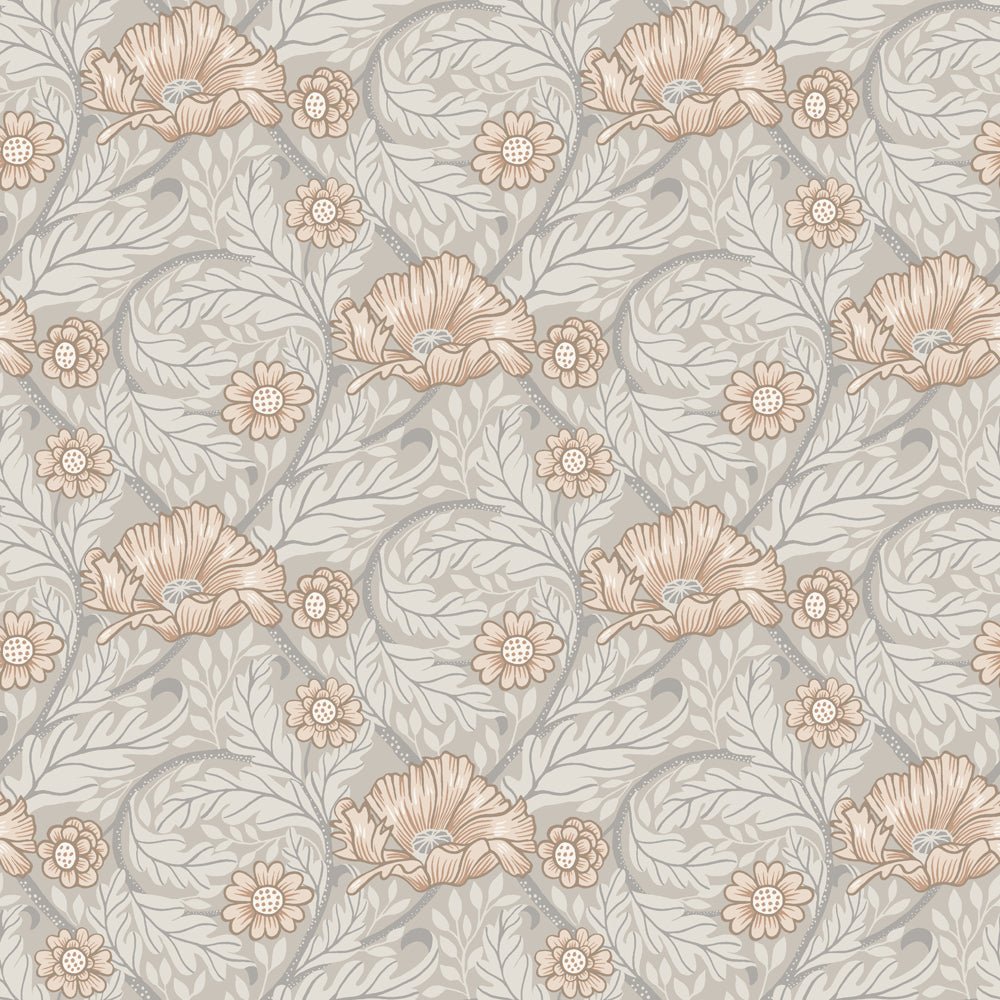Esther Wallpaper - White - Midbec - 13114 - Premier Wallcovering