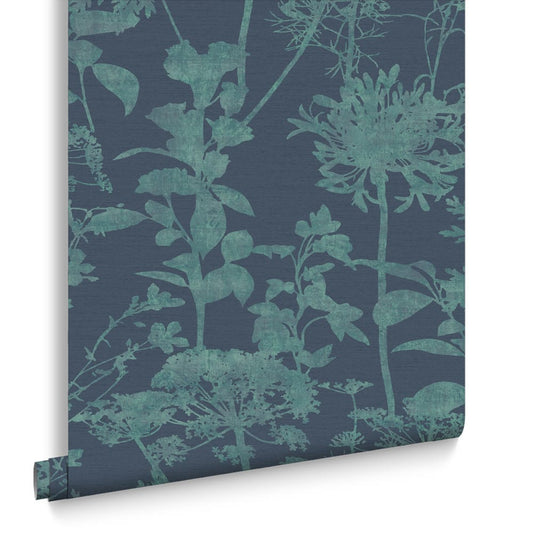 Esther Wallpaper - Teal - Graham & Brown - 121429 - Premier Wallcovering