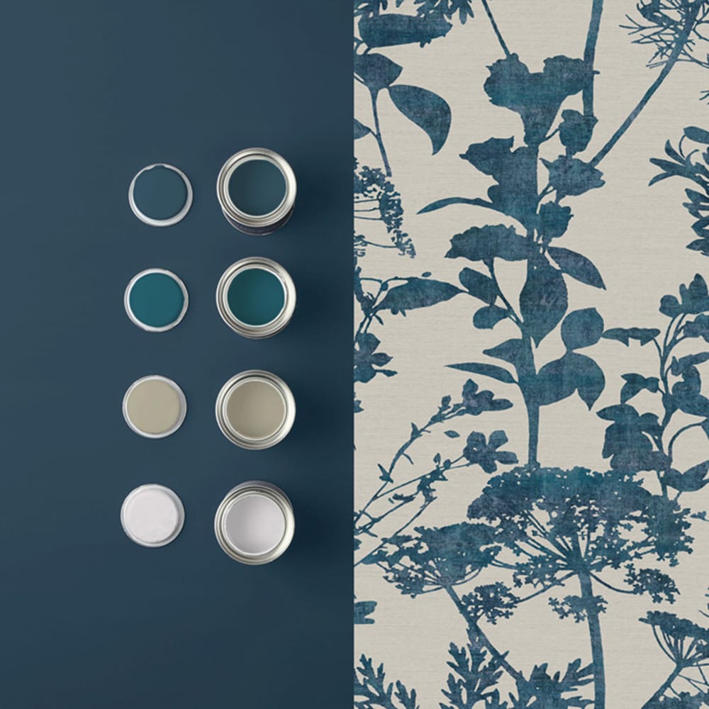 Esther Wallpaper - Ink - Graham & Brown - 121431 - Premier Wallcovering