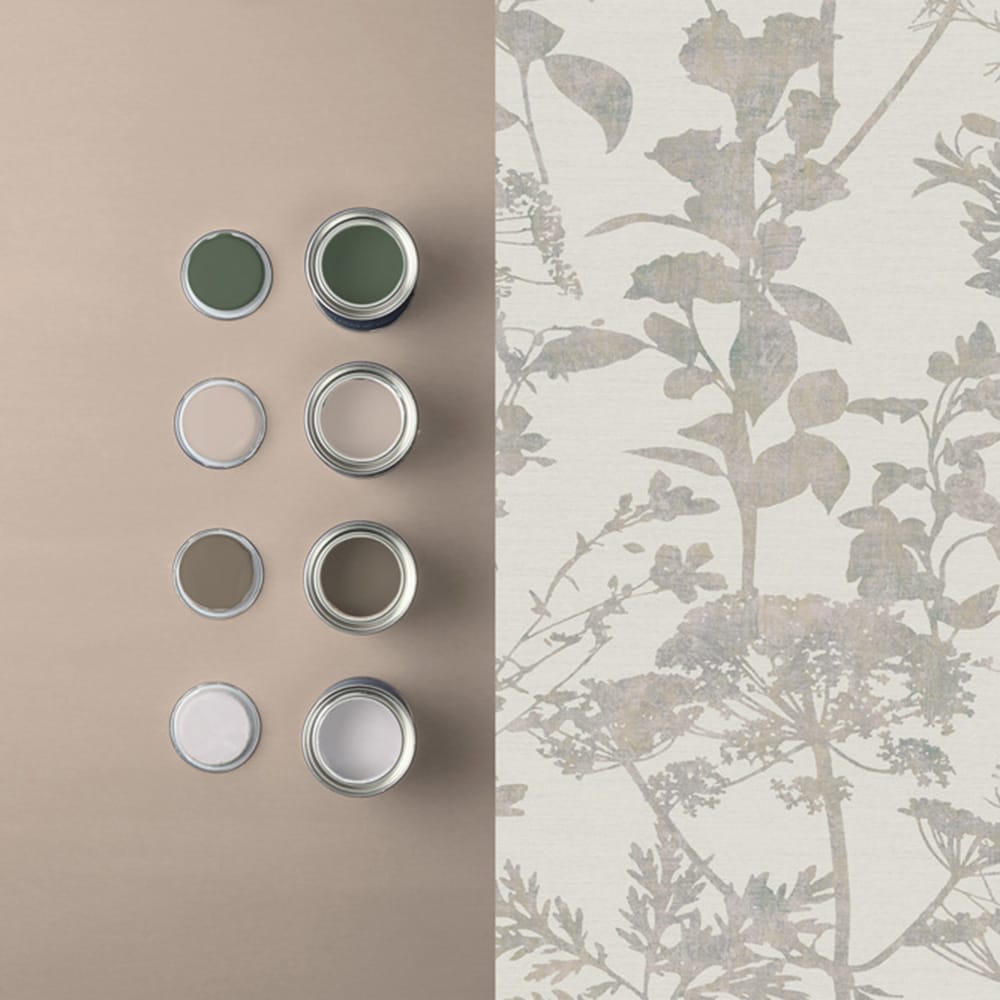 Esther Wallpaper - Stone - Graham & Brown - 121430 - Premier Wallcovering