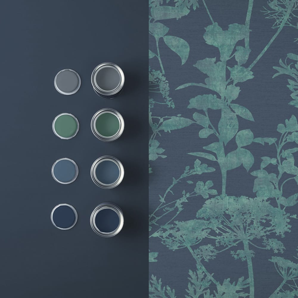 Esther Wallpaper - Teal - Graham & Brown - 121429 - Premier Wallcovering