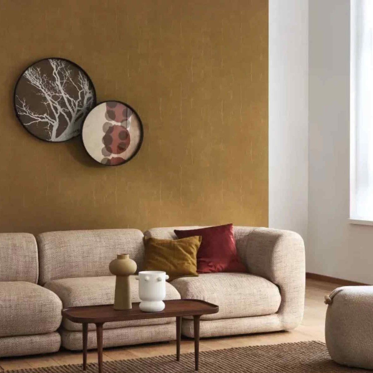 Etamine Wallpaper - Mordore - Casadeco - 200252802 - Premier Wallcovering