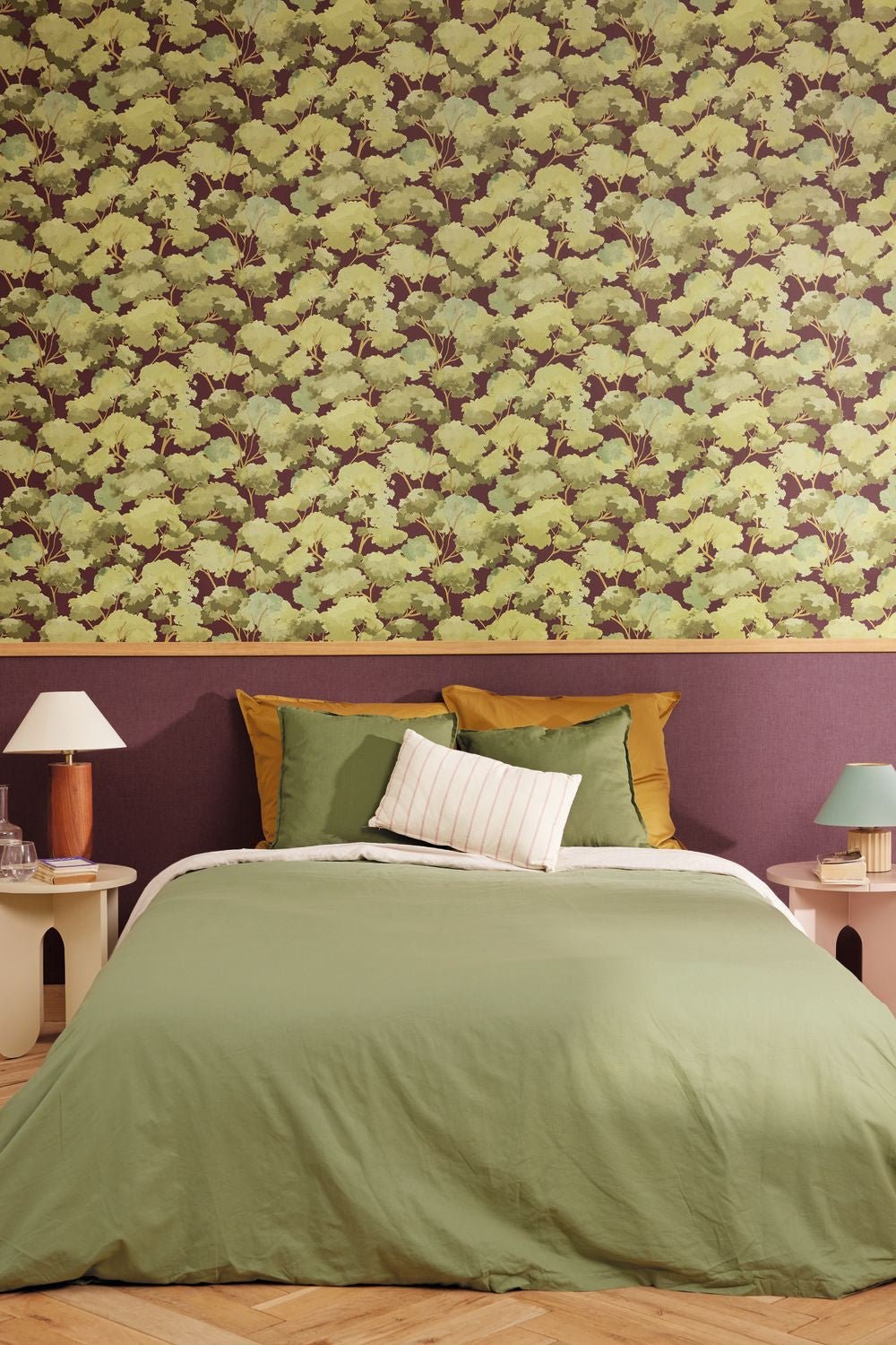 Eté Wallpaper - Bordeaux - Caselio - 106108078 - Premier Wallcovering