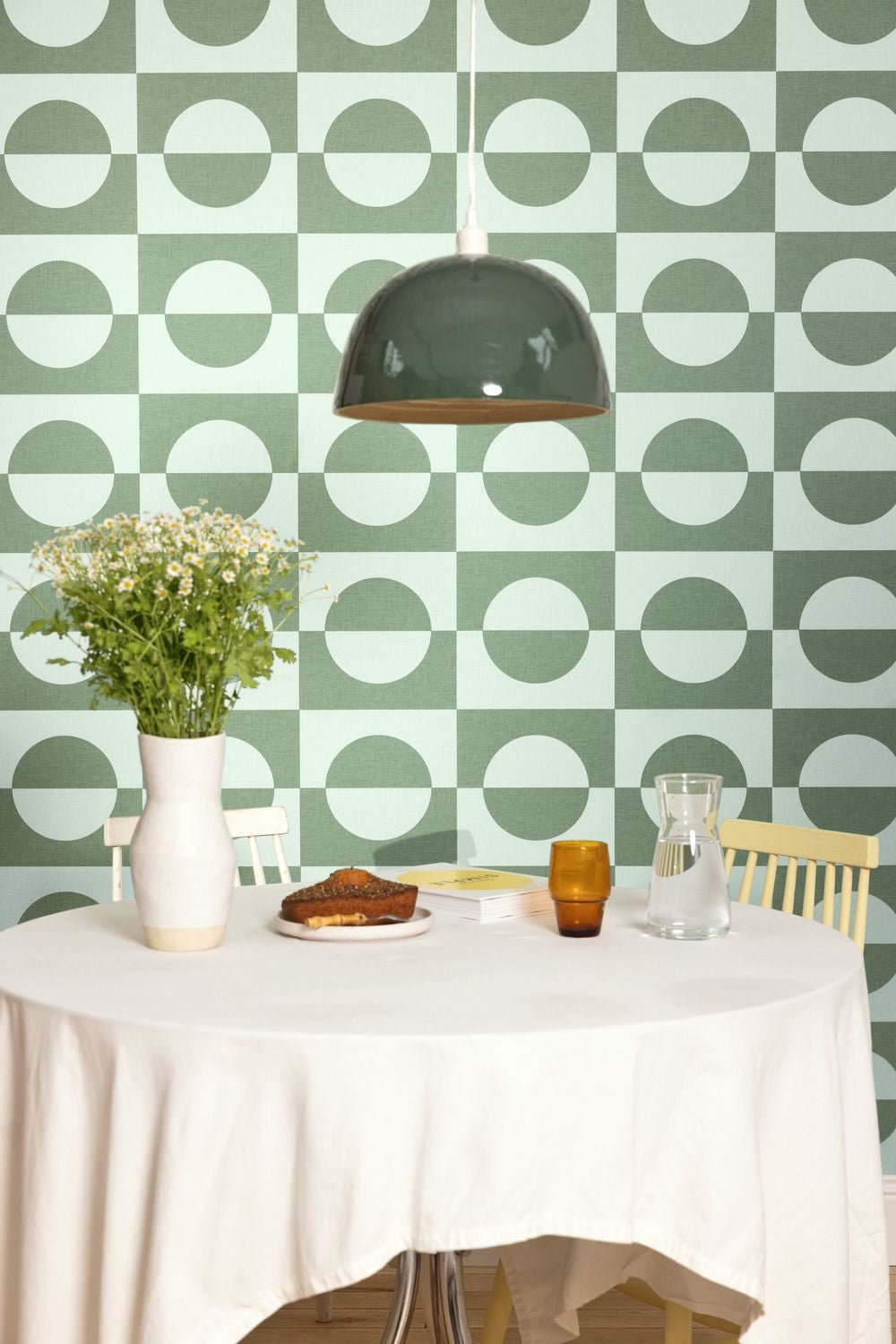 Etendu Wallpaper - Vert - Caselio - 104577007 - Premier Wallcovering