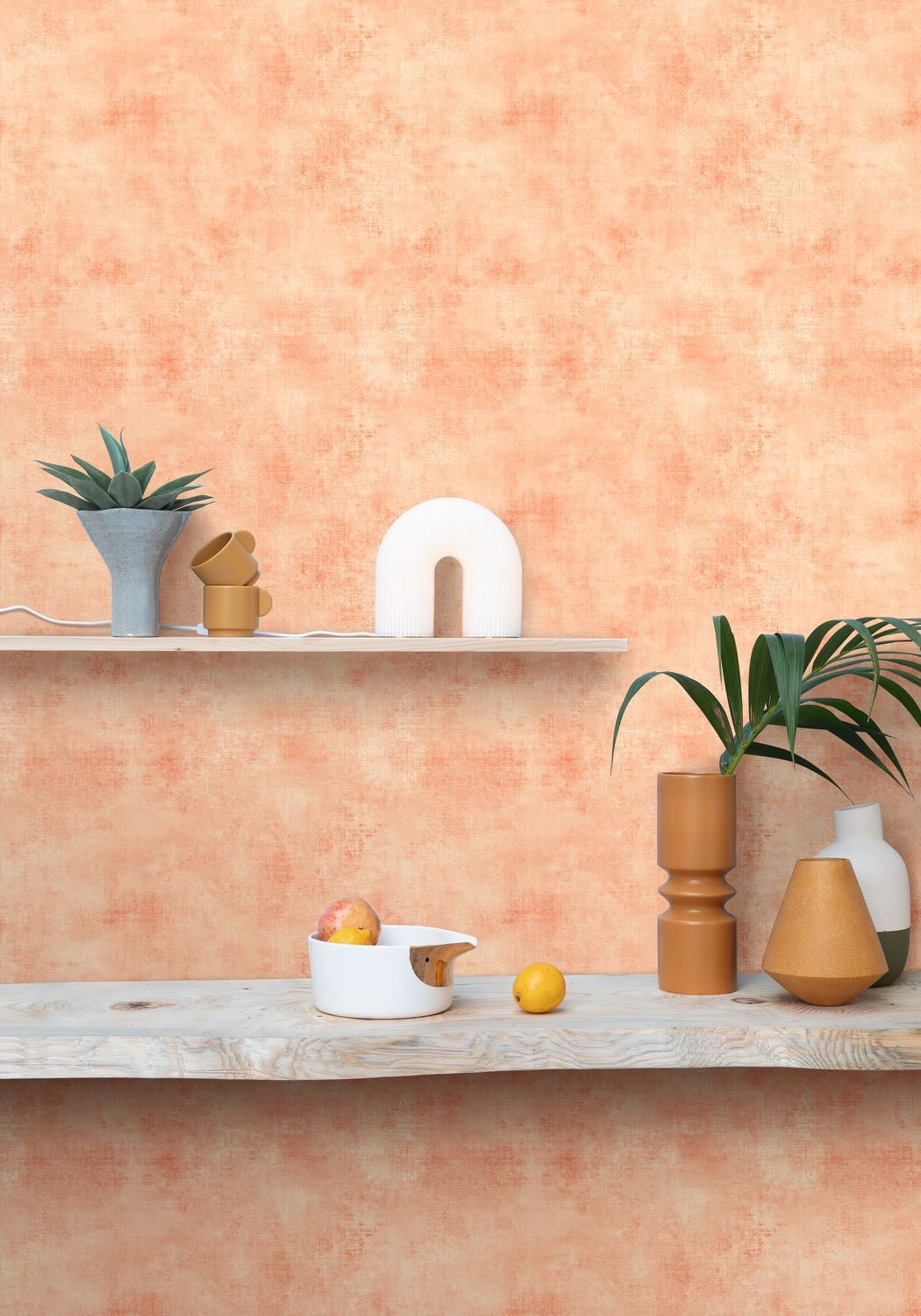 Etna Wallpaper - Orange - Caselio - 63623036 - Premier Wallcovering