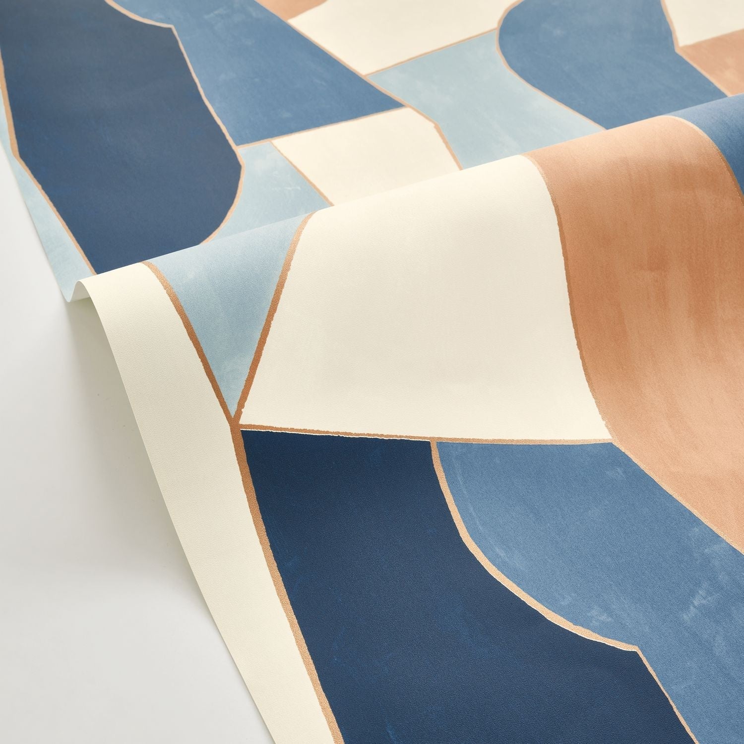 Etoffe Wallpaper - Bleu Camel - Caselio - 104516022 - Premier Wallcovering