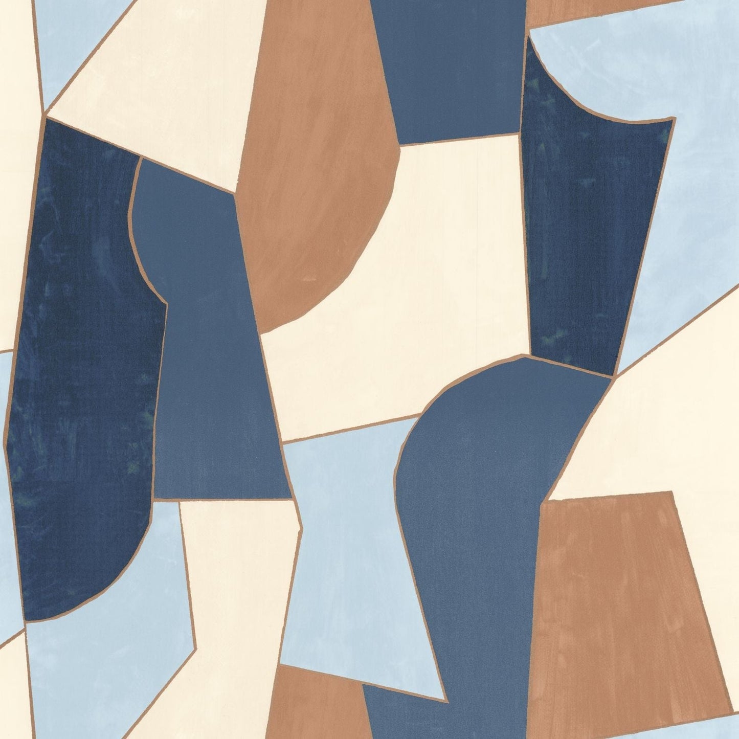 Etoffe Wallpaper - Bleu Camel - Caselio - 104516022 - Premier Wallcovering