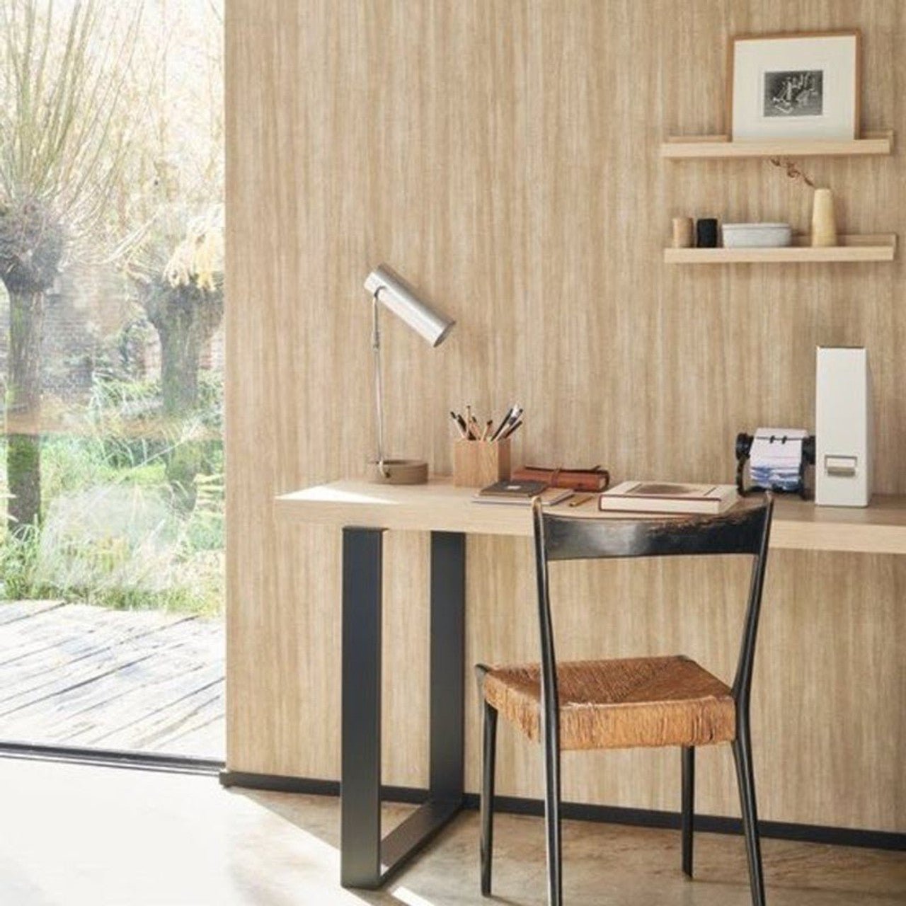 Eucalyptus Woods Wallpaper - Ficelle - Casadeco - 85981111 - Premier Wallcovering