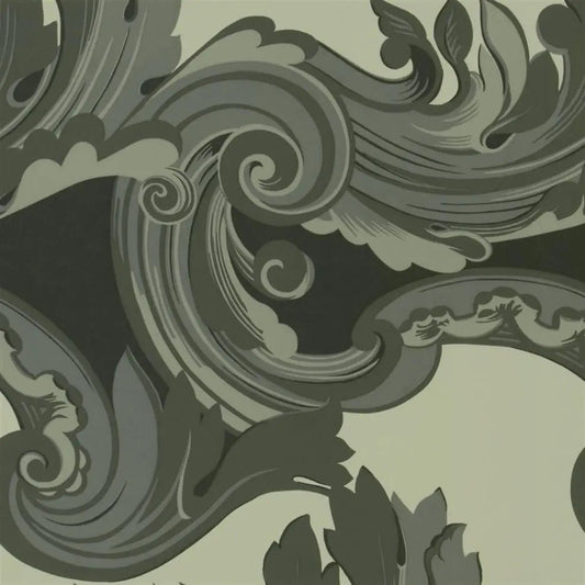 Euderlin Wallpaper - Graphite - P526/02 - Designers Guild - Premier Wallcovering