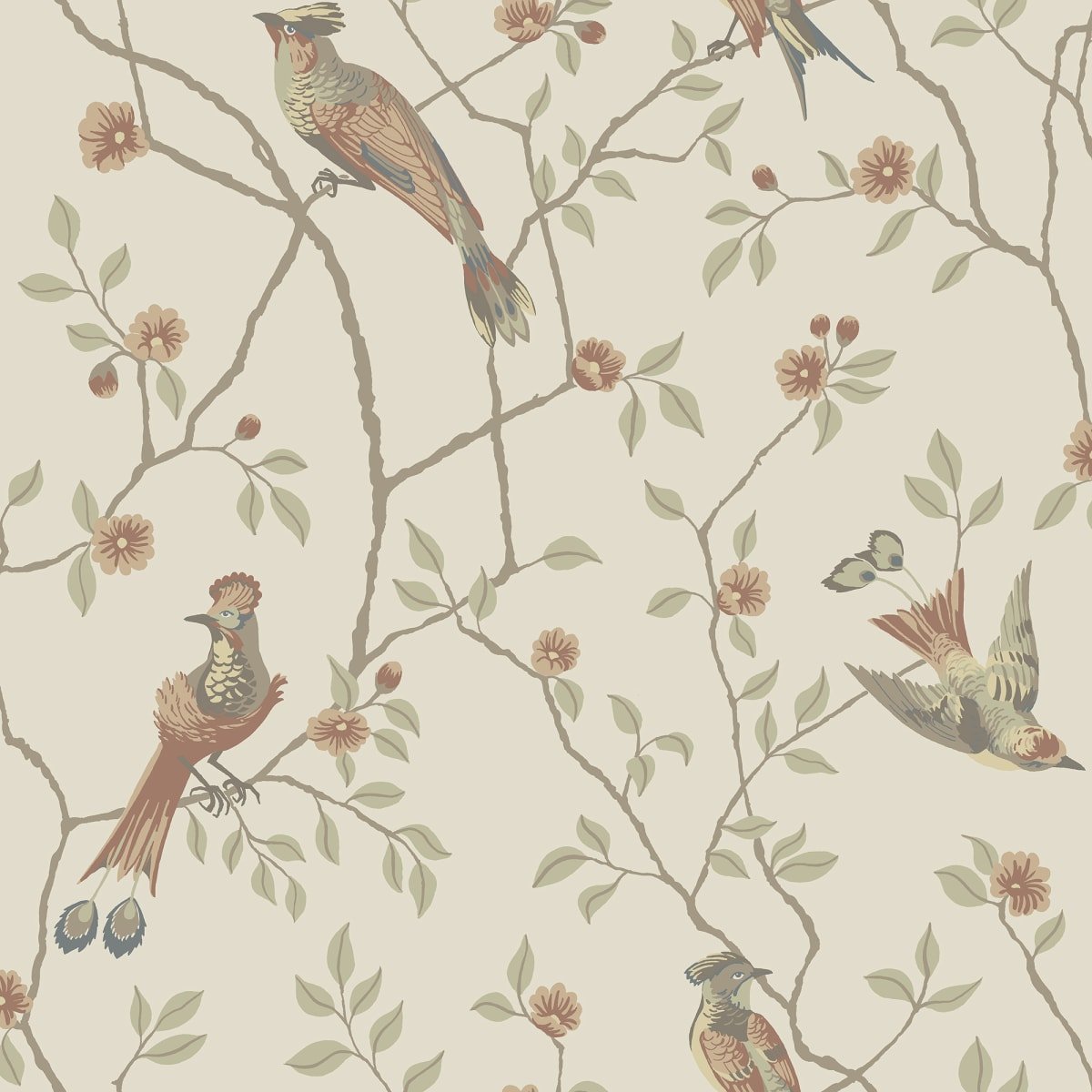 Eugen Wallpaper - Oat - Sandberg - 413-09 - Premier Wallcovering