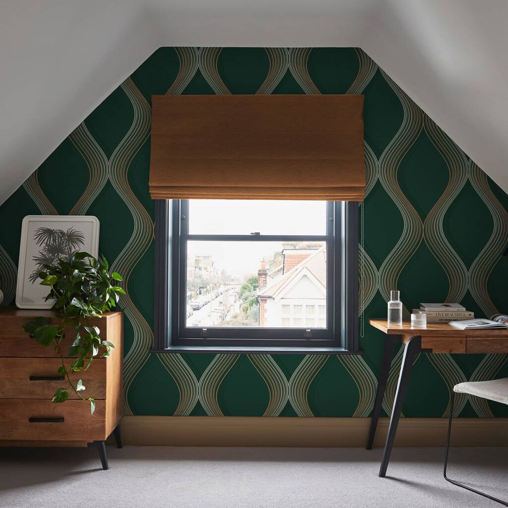 Euphoria Wallpaper - Emerald - Graham & Brown - 120645 - Premier Wallcovering