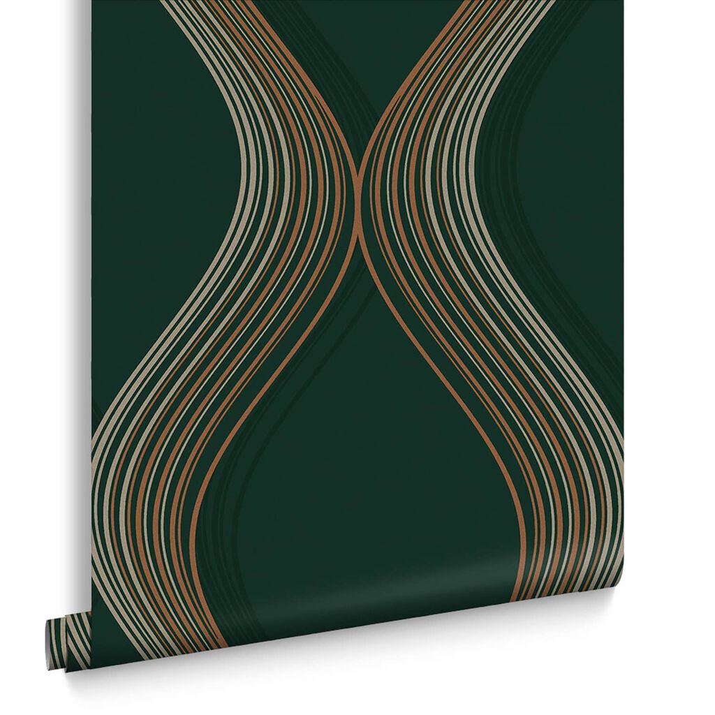 Euphoria Wallpaper - Emerald - Graham & Brown - 120645 - Premier Wallcovering