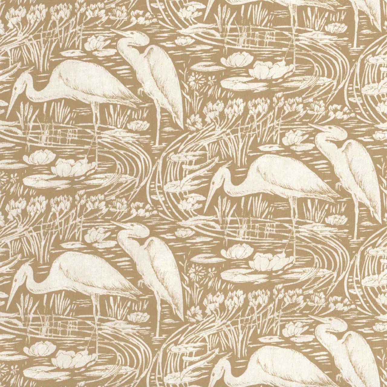 Euphrate Babylone Wallpaper - Beige Raphia - Casadeco - 89731961 - Premier Wallcovering