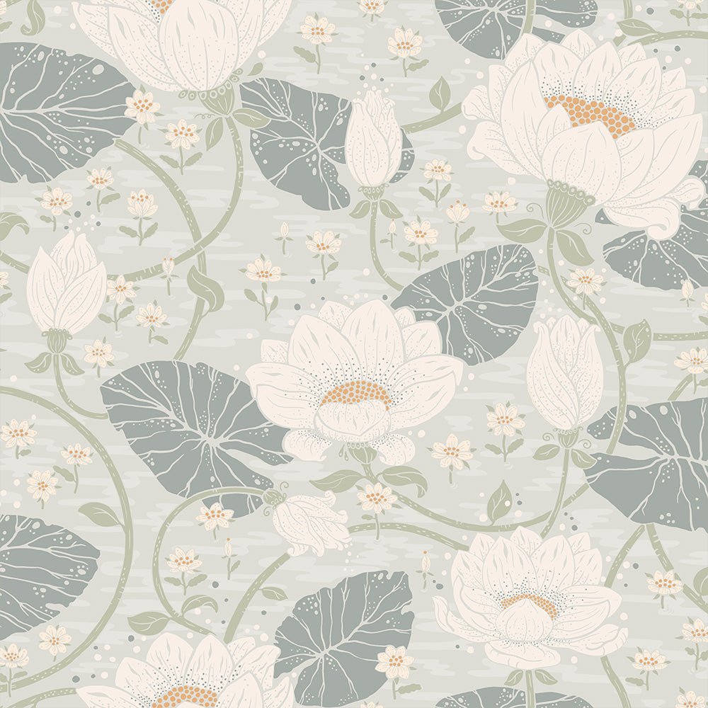 Eva Wallpaper - Light Blue - Midbec - 83121 - Premier Wallcovering