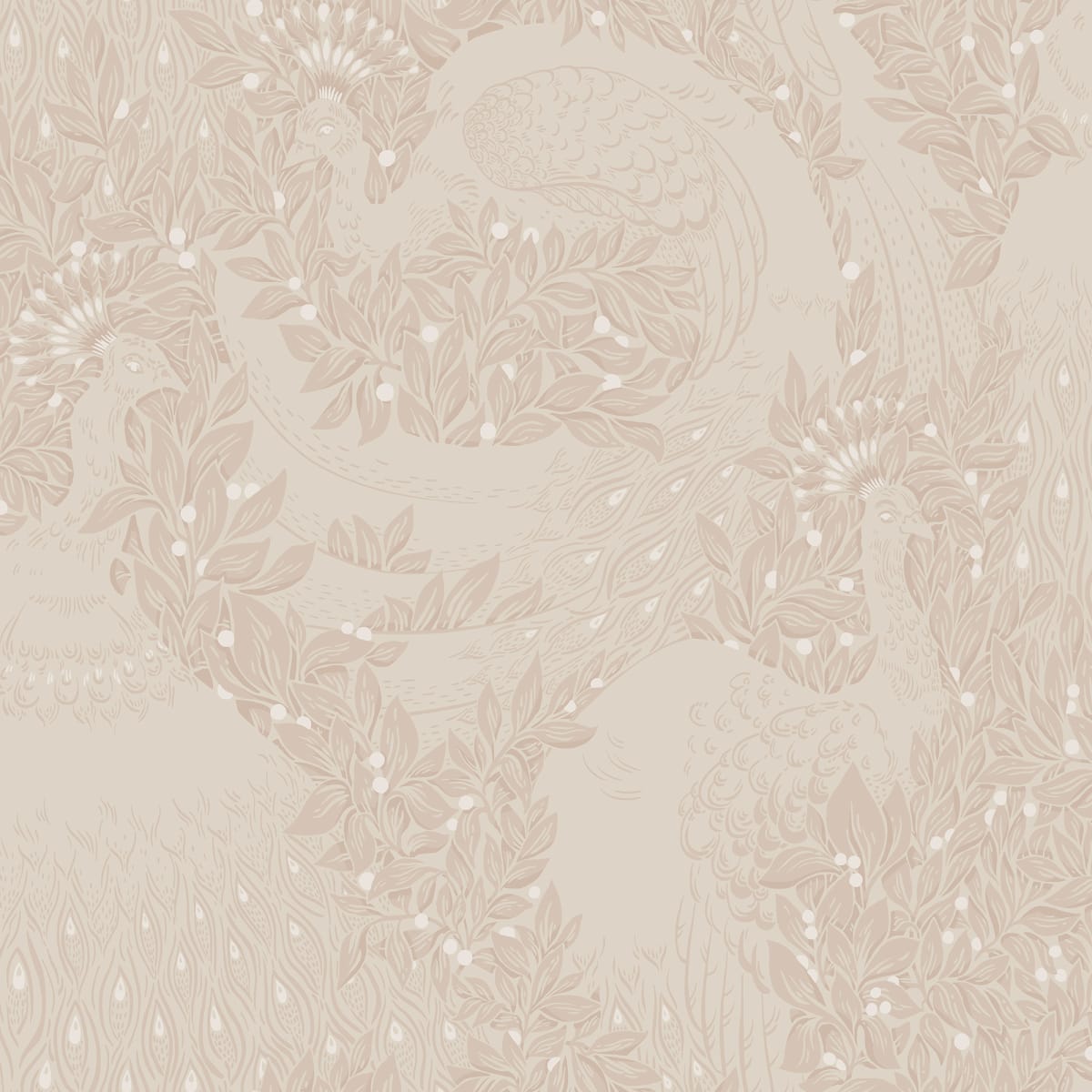 Evelina Wallpaper - Blush - Sandberg - S10128 - Premier Wallcovering