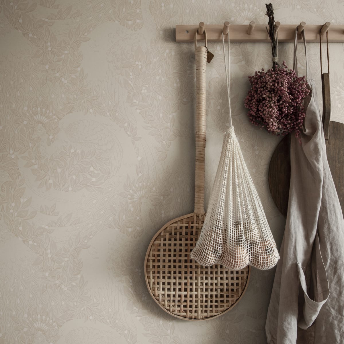 Evelina Wallpaper - Blush - Sandberg - S10128 - Premier Wallcovering