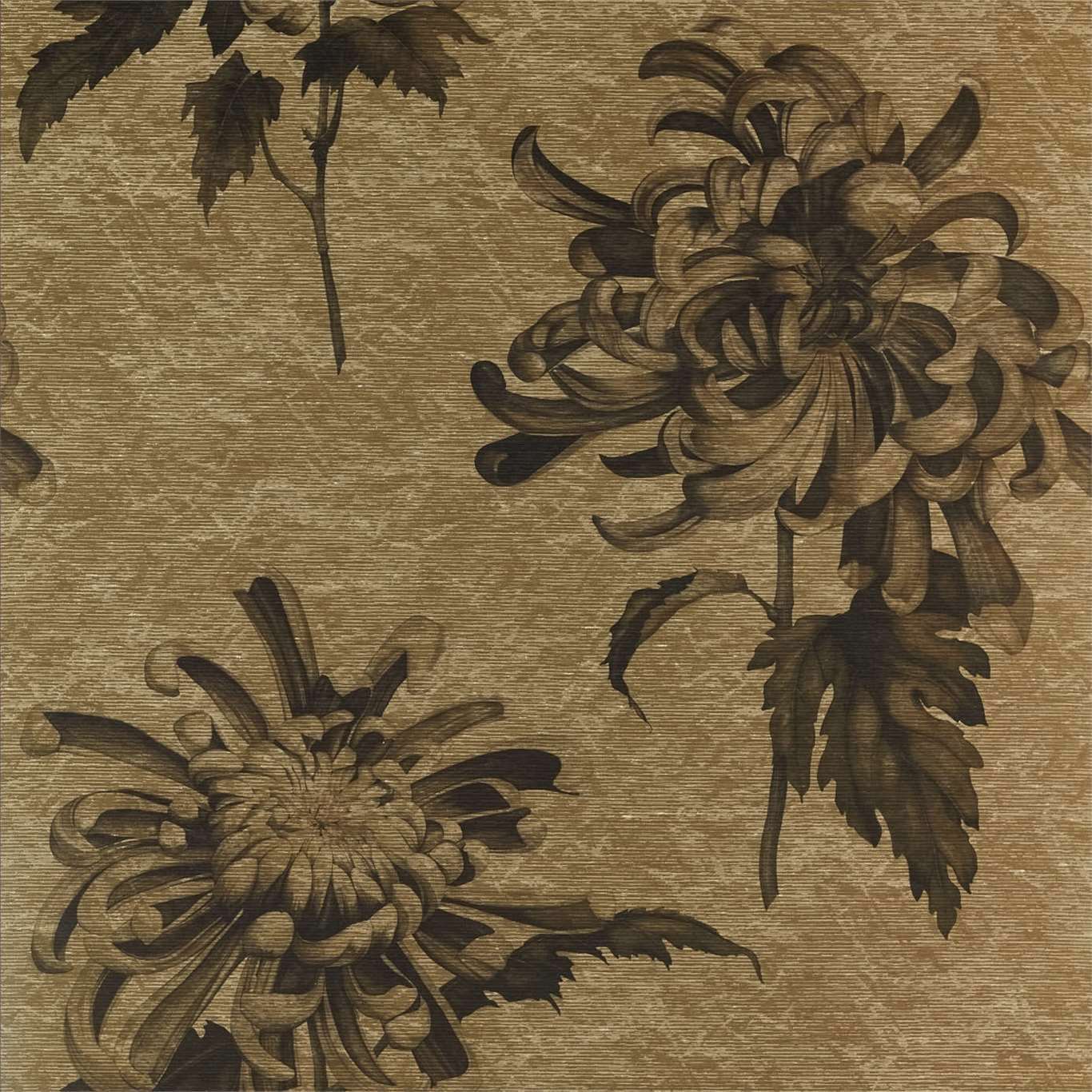 Evelyn Wallpaper - Antique Gold/Olivine - ZTOT312733 - Zoffany - Premier Wallcovering