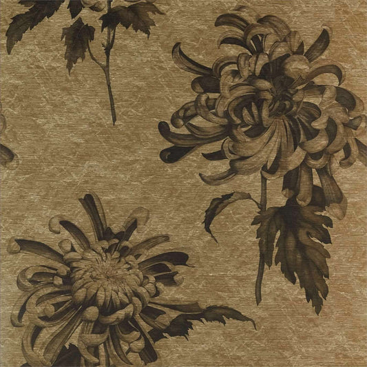 Evelyn Wallpaper - Antique Gold/Olivine - ZTOT312733 - Zoffany - Premier Wallcovering