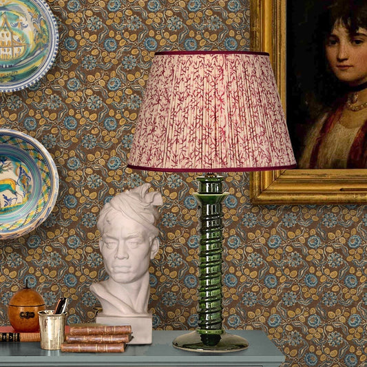 Evora Antique Wallpaper - Chocolate/Blue - Penny Morrison - EVORA-CB - Premier Wallcovering