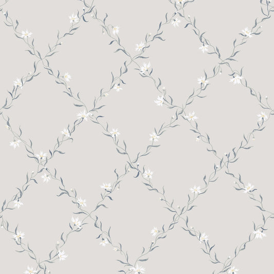Ewa Wallpaper - Gray - Sandberg - 806-21 - Premier Wallcovering