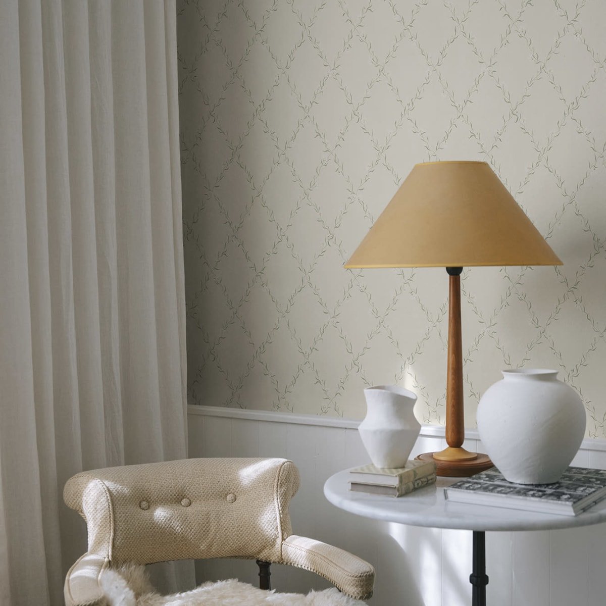 Ewa Wallpaper - Sandstone - Sandberg - S10457 - Premier Wallcovering
