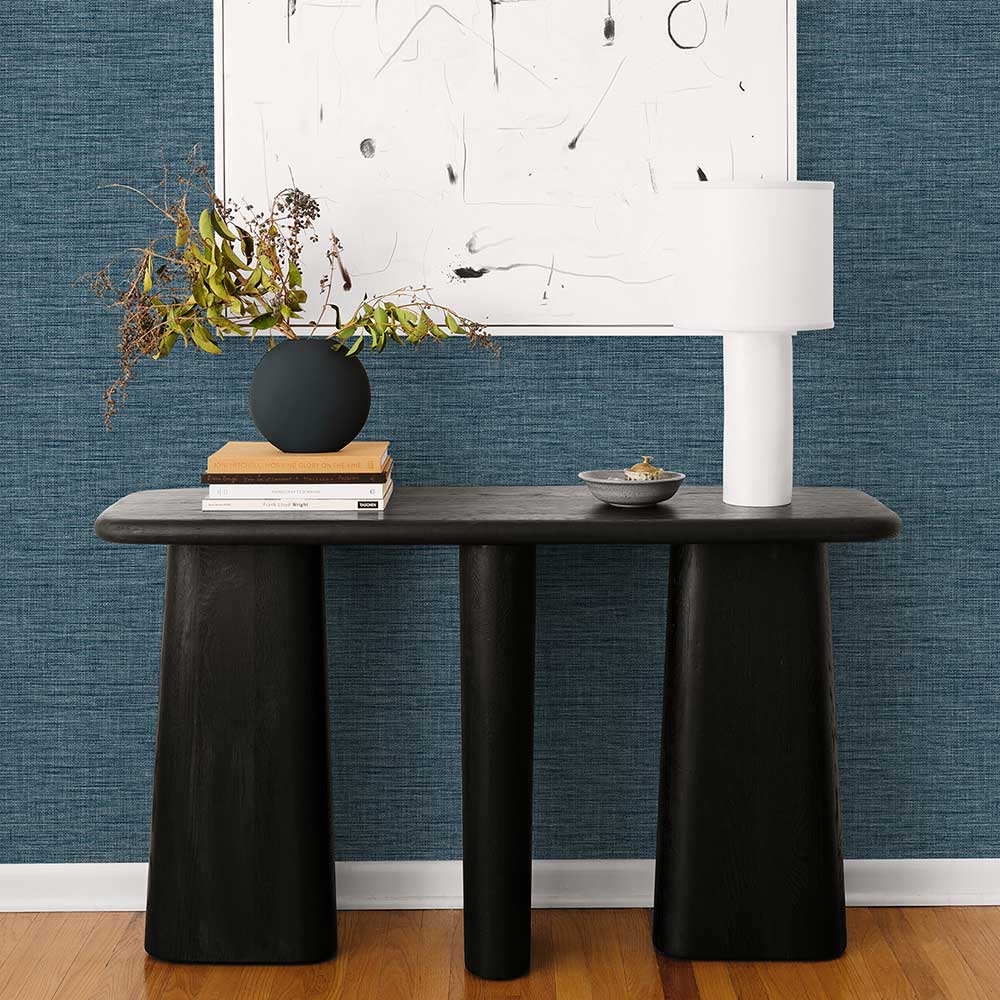 Exhale Texture Wallpaper - Denim - A Street Prints - FD26460 - Premier Wallcovering