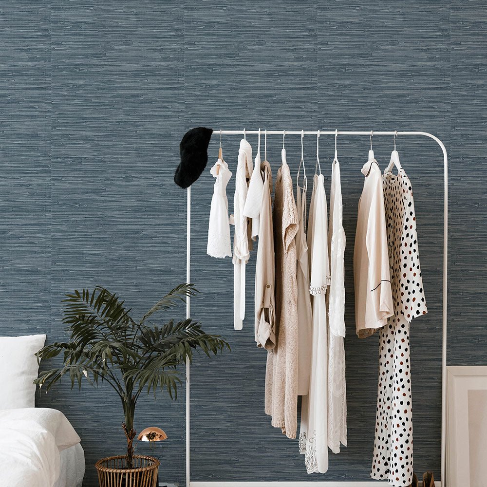 Exhale Wallpaper - Indigo - A Street Prints - FD27260 - Premier Wallcovering