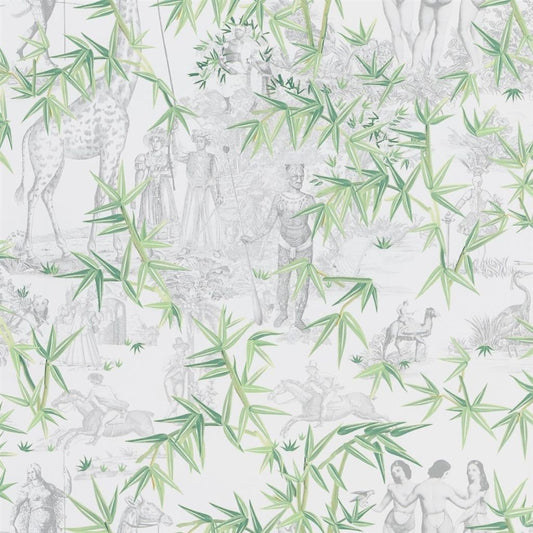 Exotisme Wallpaper - Vert Buis - Christian Lacroix - PCL1006/01 - Premier Wallcovering