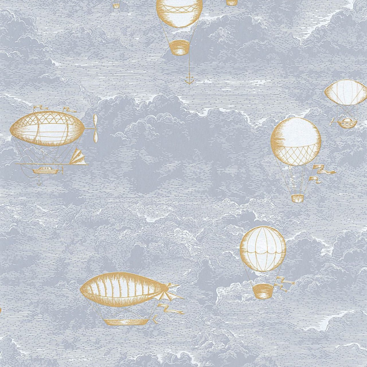 Expedition Voyage Onirique Wallpaper - Bleu Orage - Casadeco - 87286144 - Premier Wallcovering