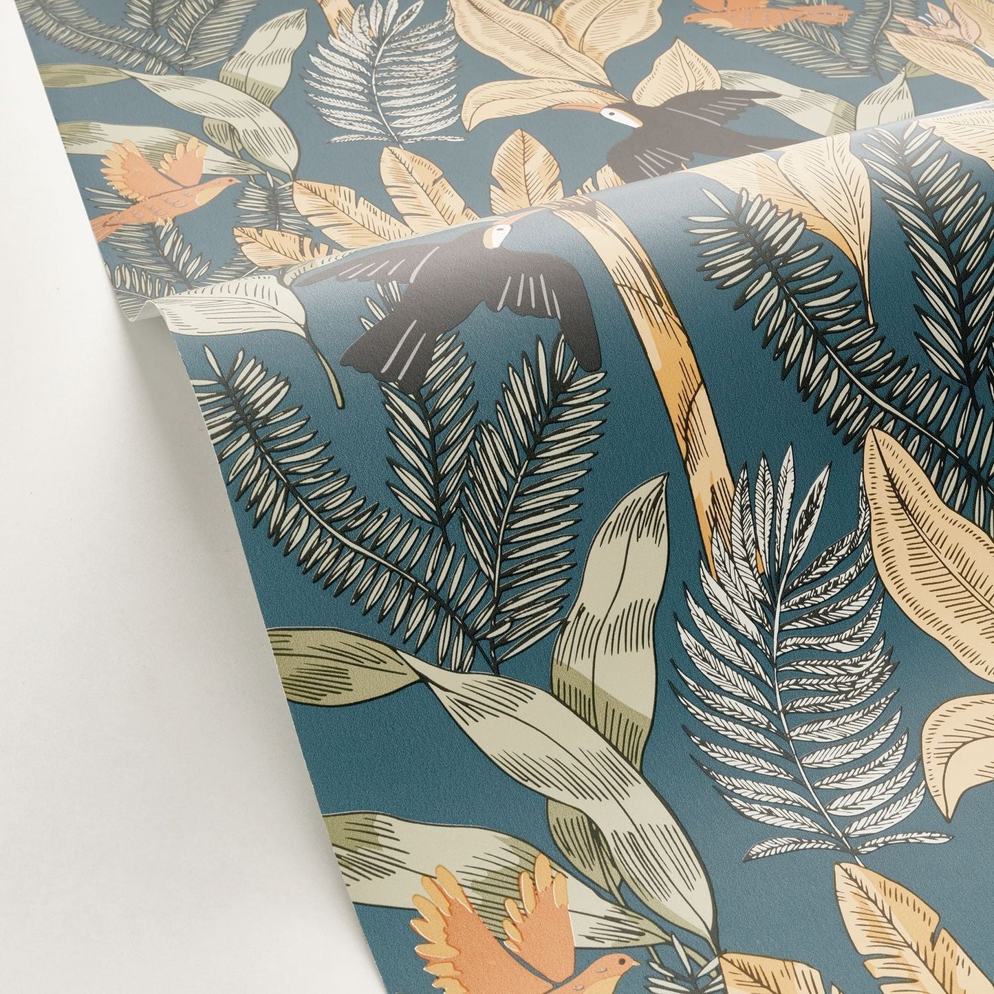 Explorer Wallpaper - Bleu Nuit - Caselio - 103496043 - Premier Wallcovering