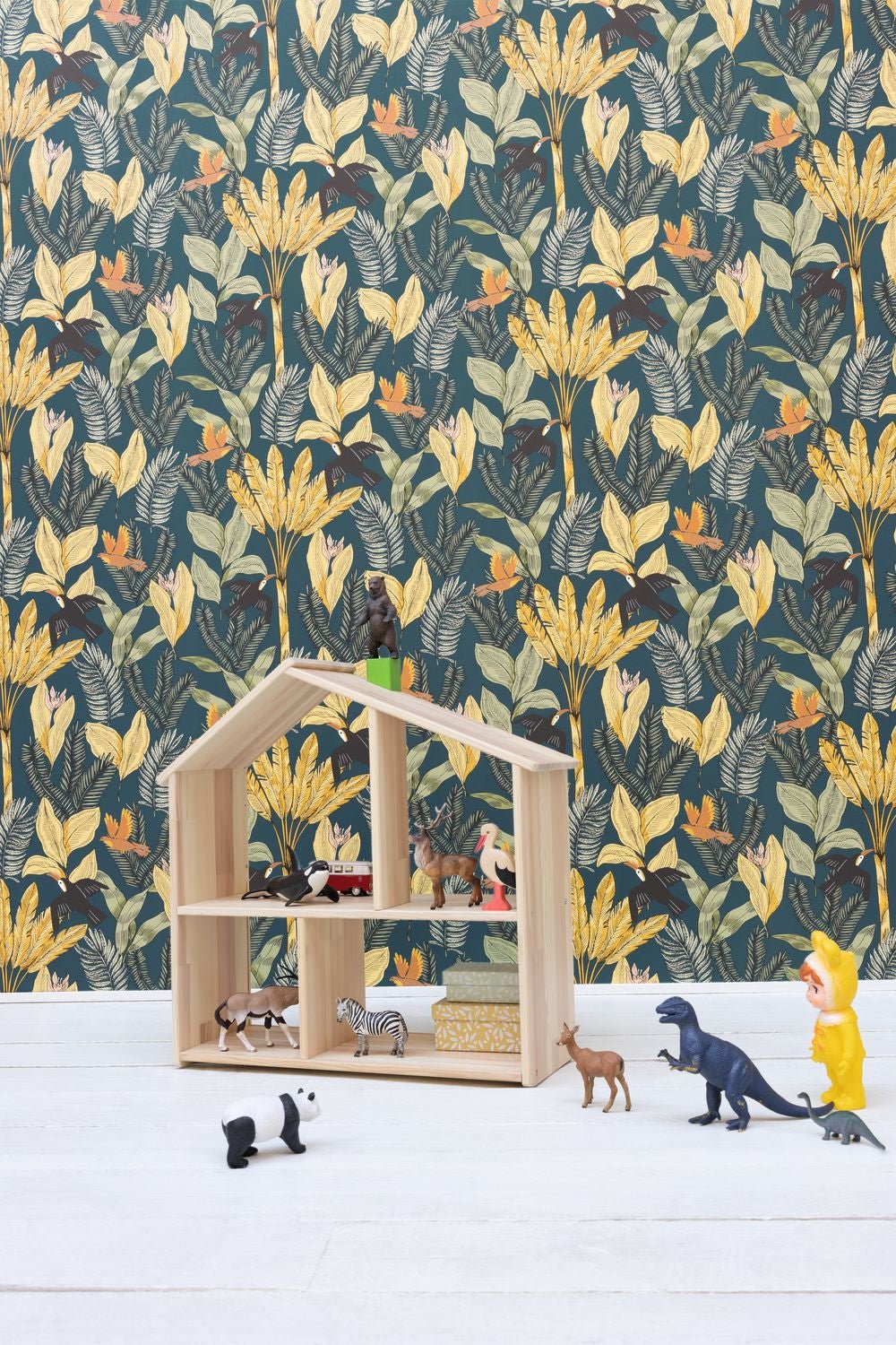 Explorer Wallpaper - Bleu Nuit - Caselio - 103496043 - Premier Wallcovering