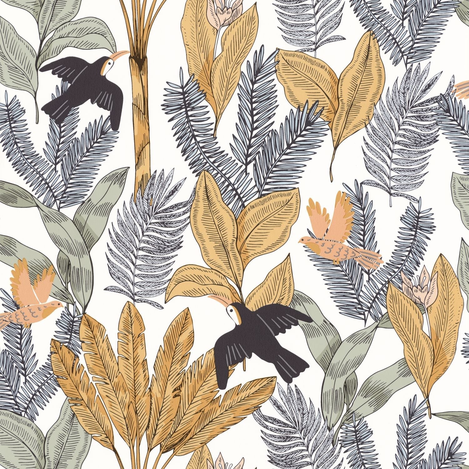 Explorer Wallpaper - Menthe - Caselio - 103497032 - Premier Wallcovering