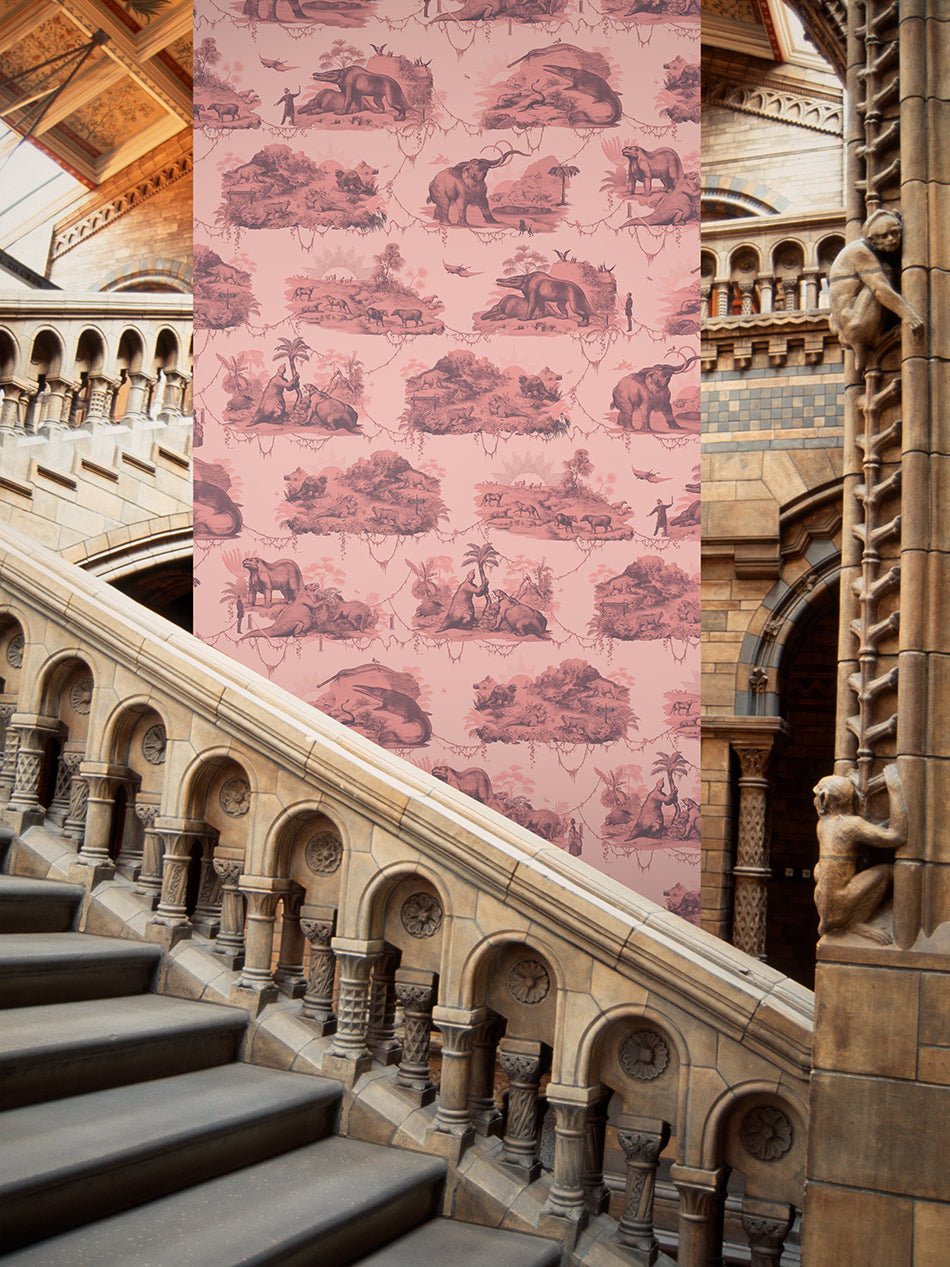 Extinctopia Wallpaper - Volcanic Sunset - Divine Savages - DVS142-EXT-VSUN-WR - Premier Wallcovering