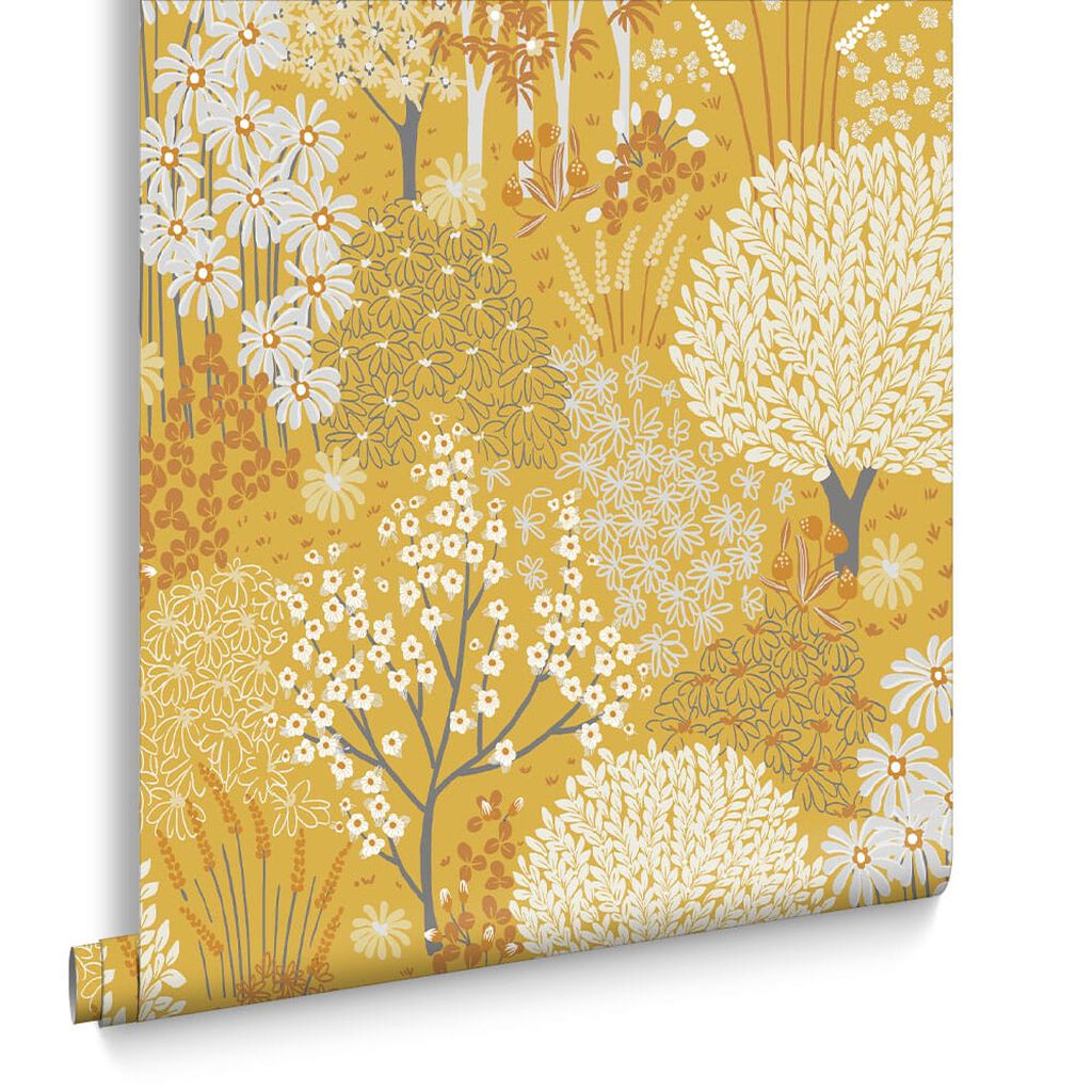 Fable Wallpaper - Mustard - Graham & Brown - 115059 - Premier Wallcovering