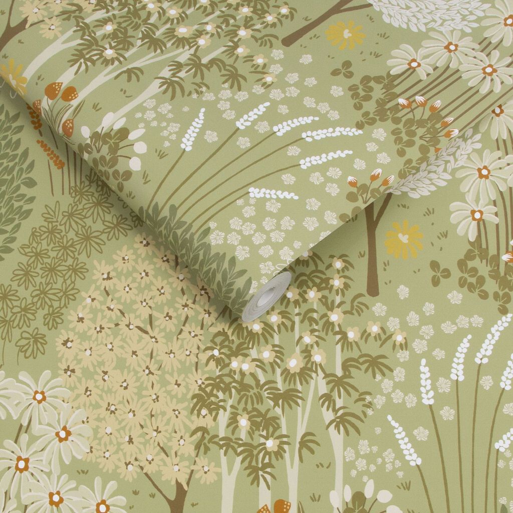 Fable Wallpaper - Sage - Graham & Brown - 115058 - Premier Wallcovering