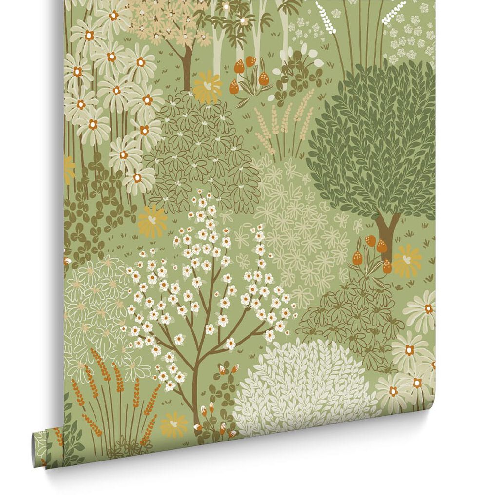Fable Wallpaper - Sage - Graham & Brown - 115058 - Premier Wallcovering