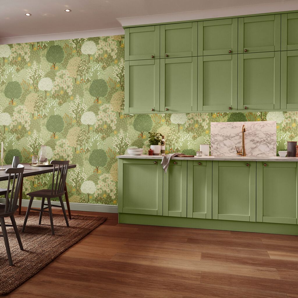 Fable Wallpaper - Sage - Graham & Brown - 115058 - Premier Wallcovering