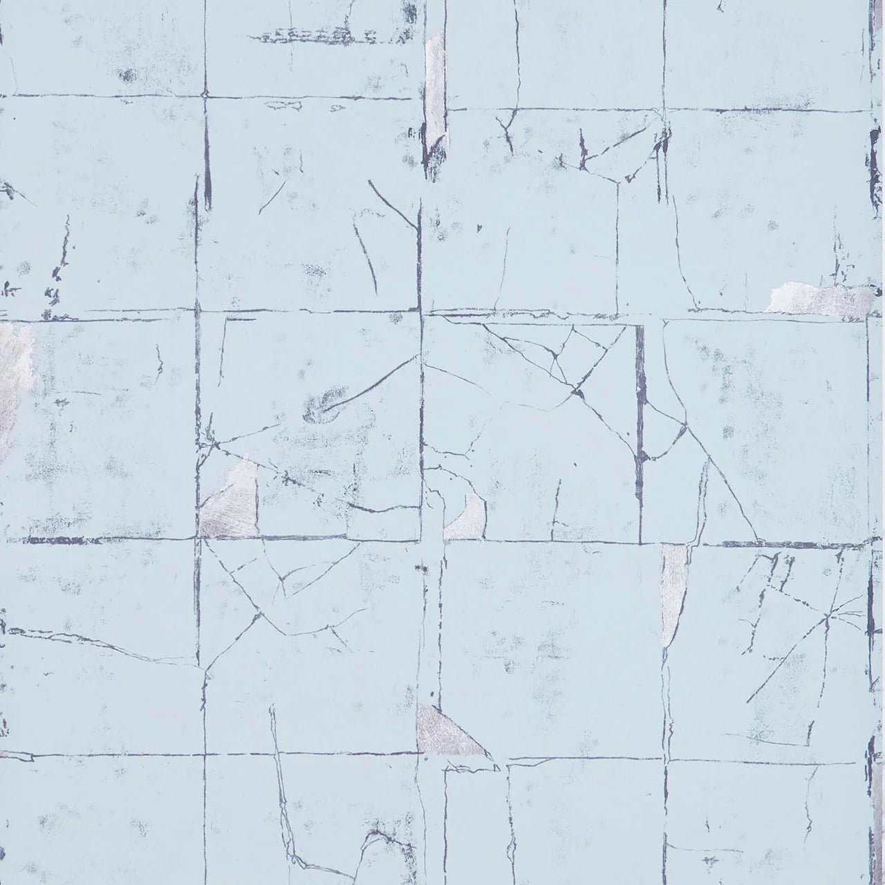 Faenza Tile Wallpaper - Blue - Osborne & Little - W7332-02 - Premier Wallcovering