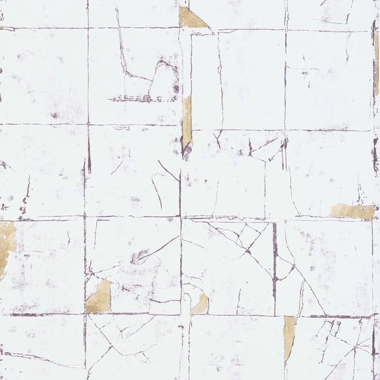 Faenza Tile Wallpaper - Stone - Osborne & Little - W7332-01 - Premier Wallcovering