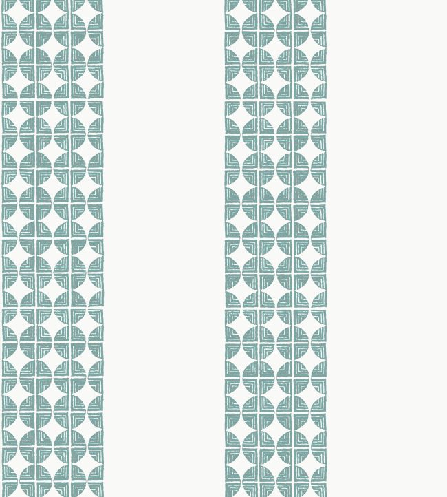 Fairmont Stripe Wallpaper - Teal - AT23129 - Anna French - Premier Wallcovering