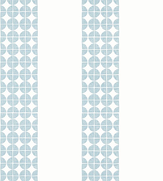 Fairmont Stripe Wallpaper - Soft Blue - AT23128 - Anna French - Premier Wallcovering