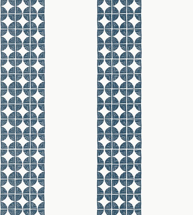 Fairmont Stripe Wallpaper - Navy - AT23130 - Anna French - Premier Wallcovering